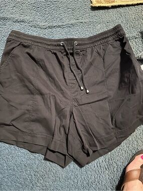 croft & barrow Black Women's Athletic Drawstring Shorts